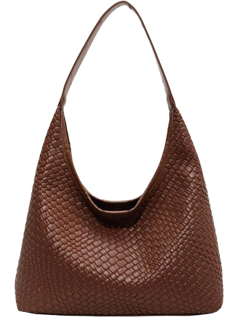 Stylish Vegan Leather Tote Bag For Women - Large Capacity Hobo Shoulder Bag